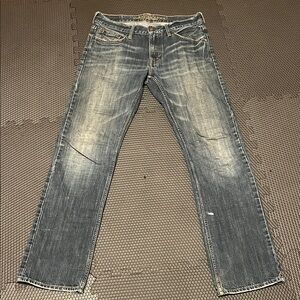 American Eagle Outfitters Faded Blue Straight Jeans